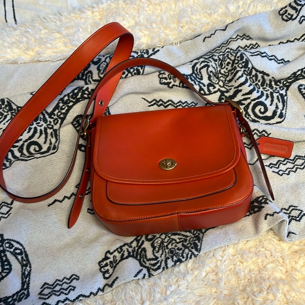 Coach turn lock purse